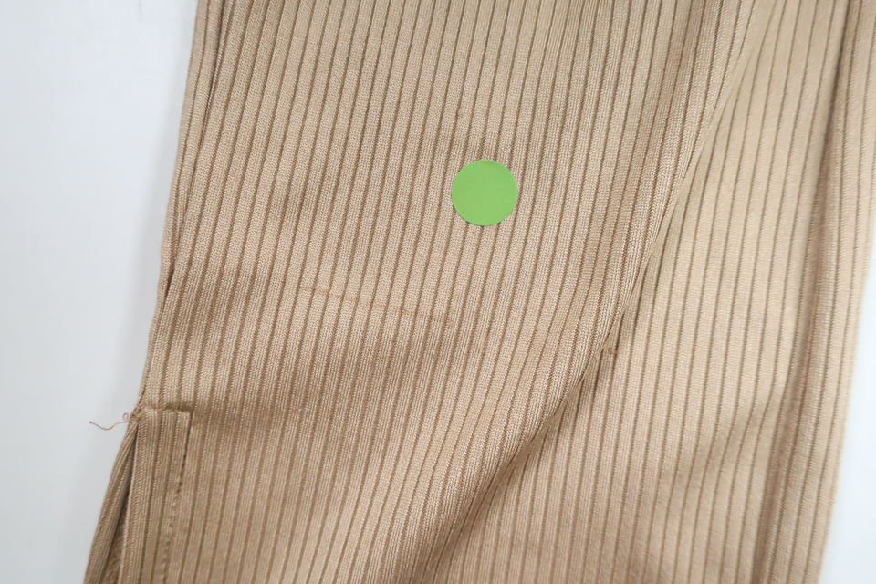 Ribbede bukser med svaj fra Lager 157 - Størrelse 130 - Beige