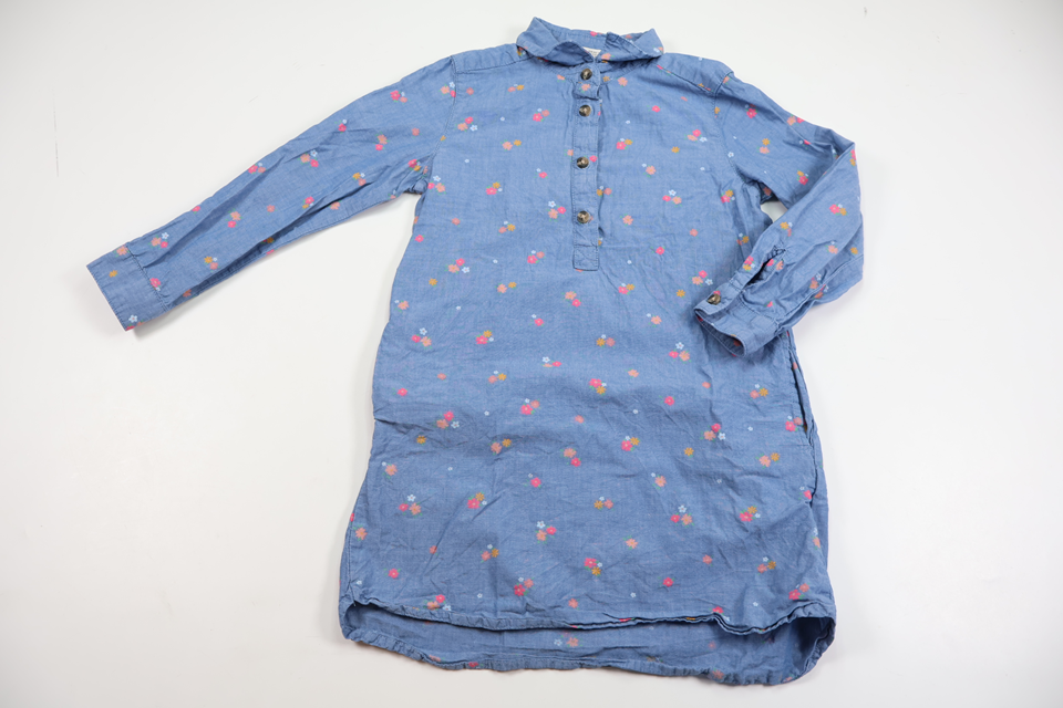 Skjortekjole fra H&M - Størrelse 104 - Blå