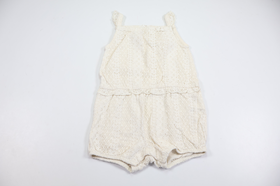 Jumpsuit fra H&M - Størrelse 86 - Hvid