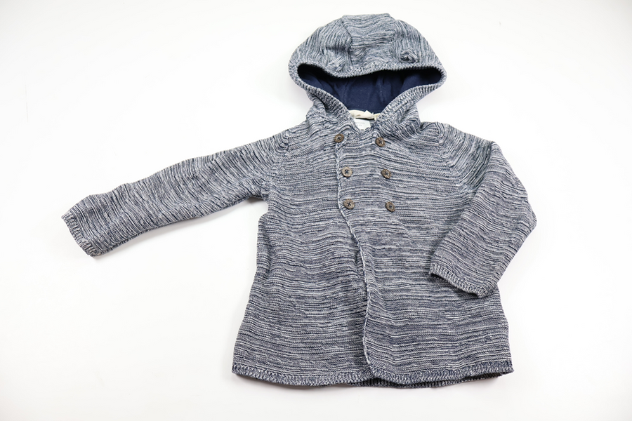 Sweatcardigan fra Lupilu - Størrelse 86/92 - Marineblå