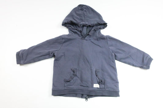 Hættejakke fra Newbie - Størrelse 74 - Marineblå