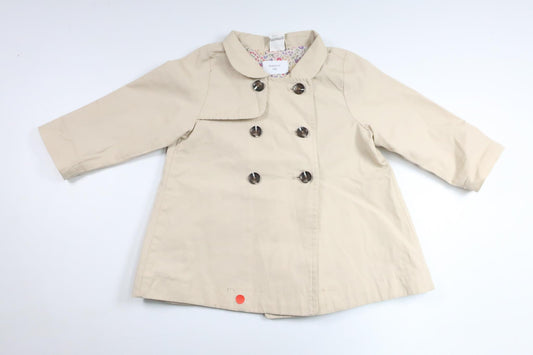 Frakke fra H&M - Størrelse 74 - Beige