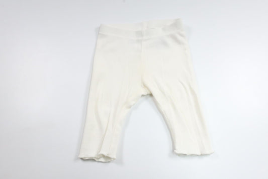 Ribbede bukser fra H&M - Størrelse 62 - Hvid