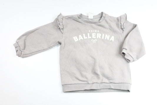 Sweatshirt fra H&M - Størrelse 86 - Grå