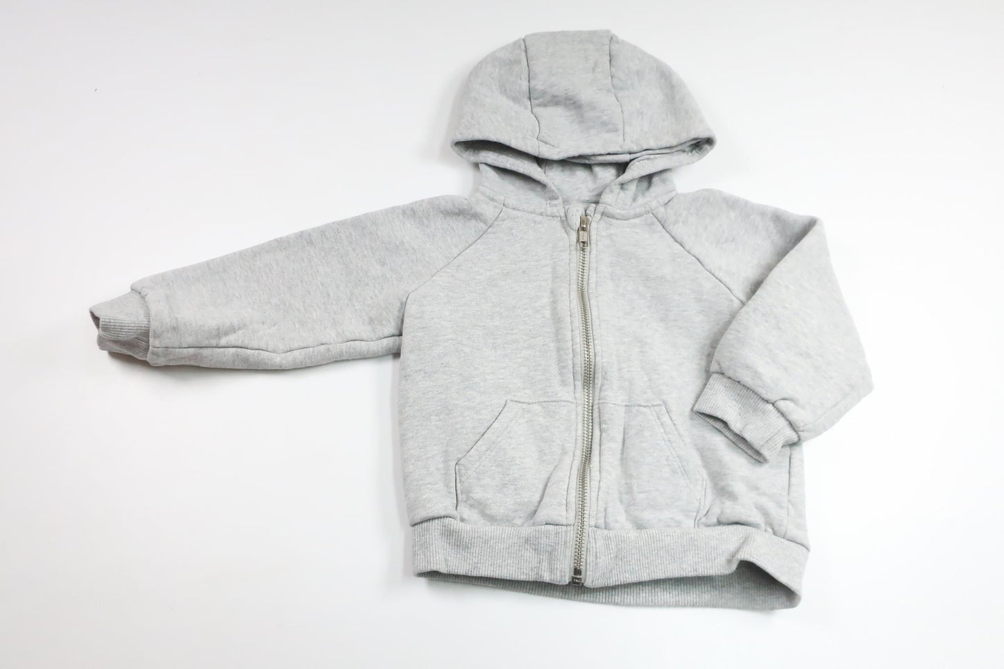 Hættejakke fra H&M - Størrelse 92 - Grå