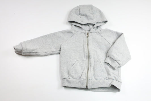 Hættejakke fra H&M - Størrelse 92 - Grå