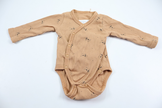 Ribbad body från Okänt - Storlek 50 - Beige