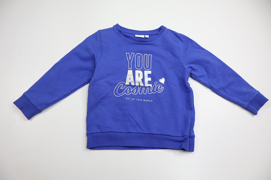 Sweatshirt från Name It - Storlek 98 - Blå
