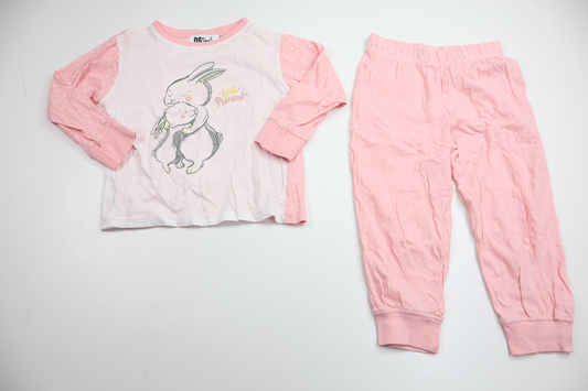 Tvådelad pyjamas från D6 Soul - Storlek 98/104 - Rosa