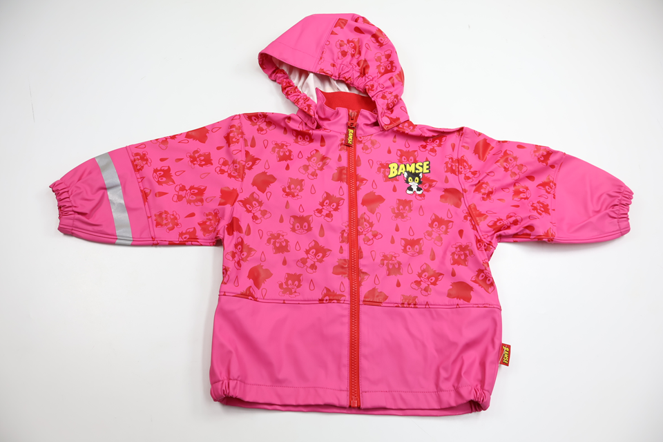 Regnjacka från Bamse by Lindex - Storlek 92 - Rosa