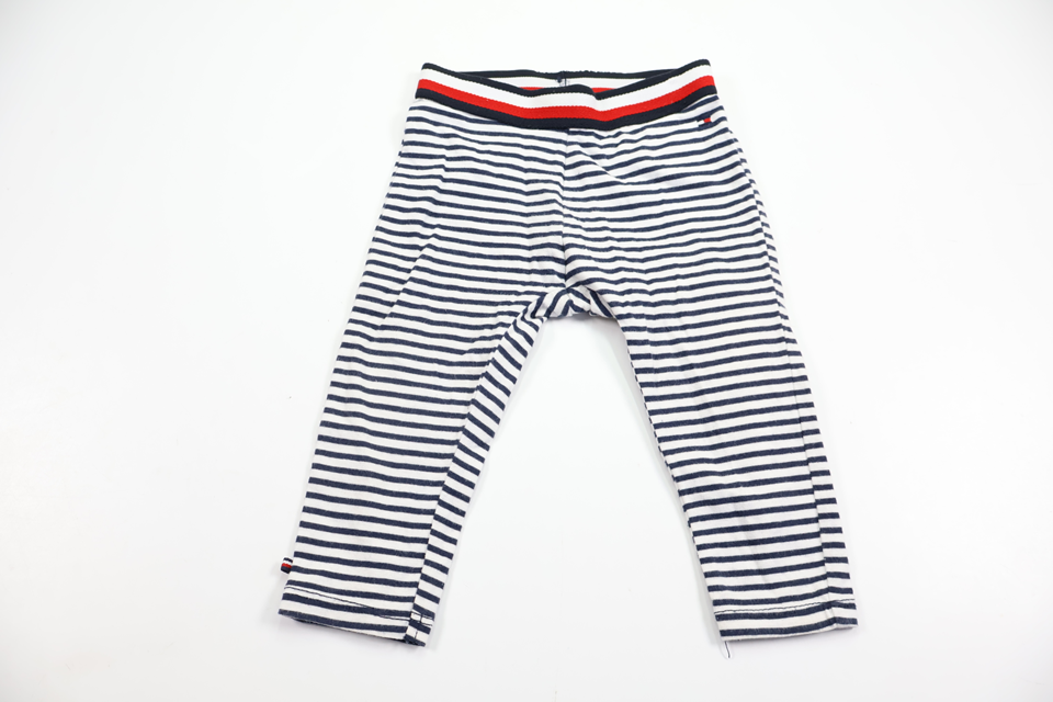 Stribede bukser fra Tommy Hilfiger - Størrelse 68 - Marineblå