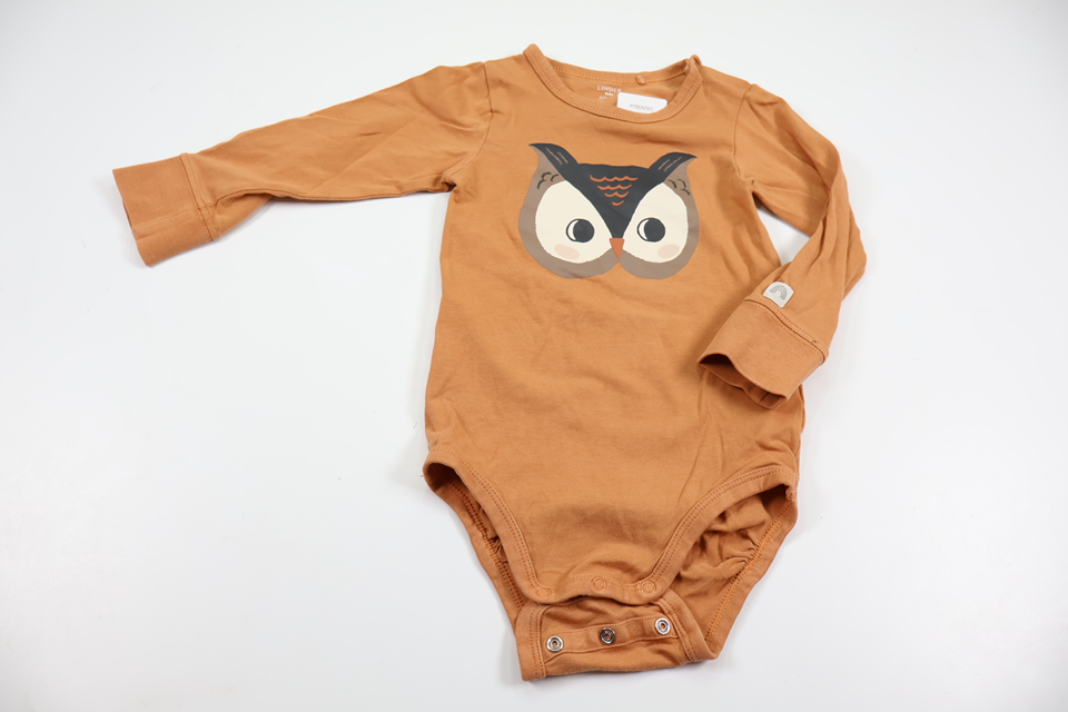 Body fra Lindex - Størrelse 80 - Orange