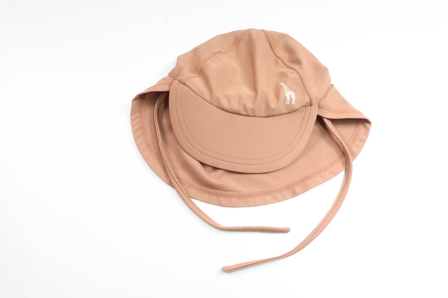 Badehat/UV-hat fra Newbie - Størrelse 48/50 - Beige