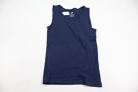 Tanktop fra H&M - Størrelse 110/116 - Marineblå