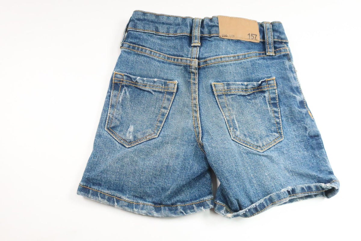 Denimshorts fra Lager 157 - Størrelse 90 - Denim