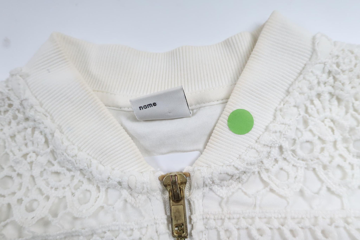 Cardigan med blonder fra Lindex - Størrelse 92 - Hvid