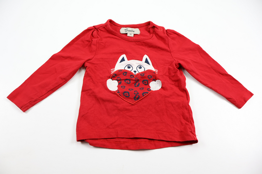 Sweater fra Sweetie - Størrelse 74 - Rød