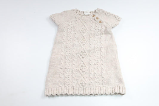 Strikket kjole fra H&M - Størrelse 74 - Beige