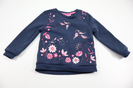 Sweatshirt fra So Cute - Størrelse 92 - Marineblå