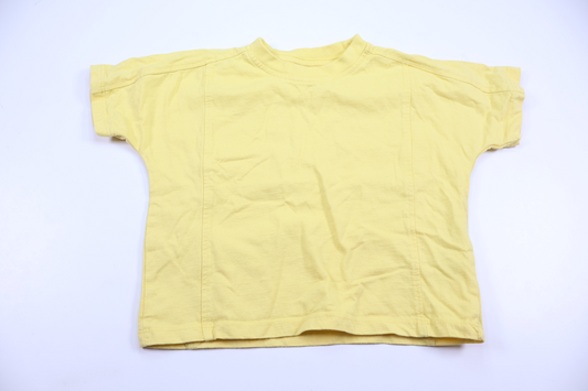 Oversized t-shirt fra Zara - Størrelse 86 - Gul