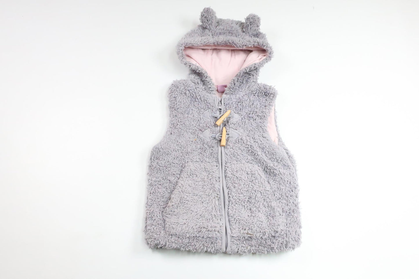 Fleecevest fra DopoDopo - Størrelse 80 - Grå