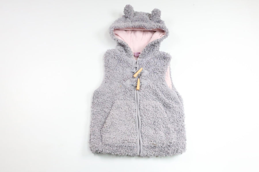 Fleecevest fra DopoDopo - Størrelse 80 - Grå
