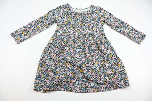 Blomsterkjole fra H&M - Størrelse 92 - Blå