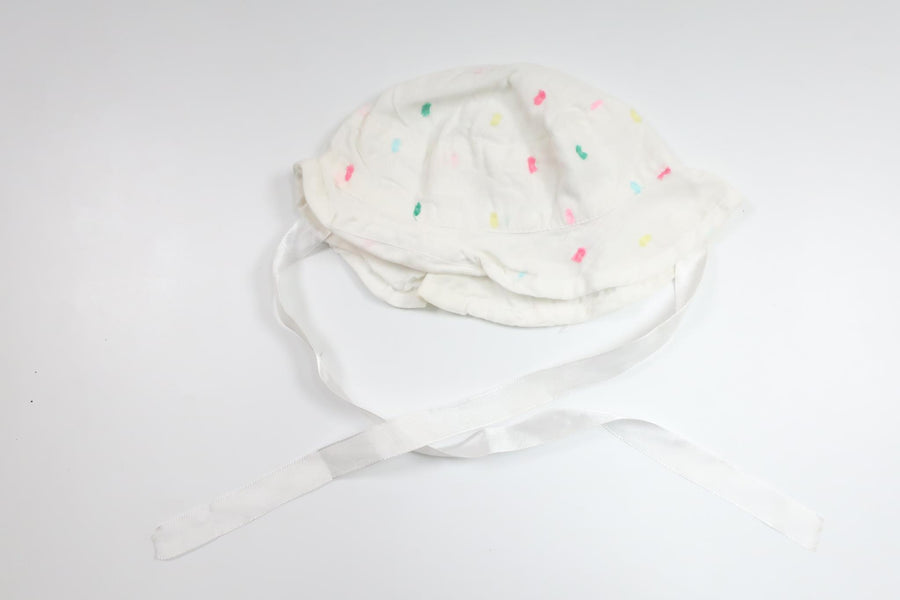 Solhat fra Primark - Størrelse 68/74 - Hvid