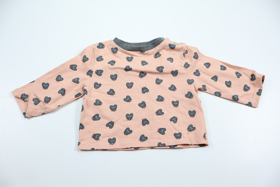Bluse fra Hjemmesyet - Størrelse 56/62 - Rosa