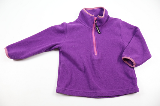 Fleecebluse fra Snowtex - Størrelse 74/80 - Lilla