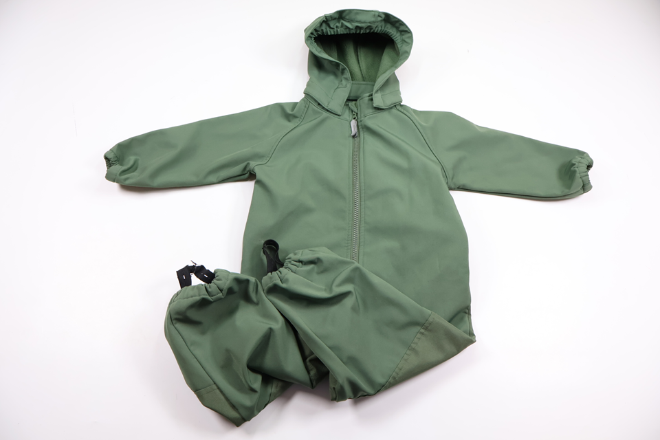 Softshell heldragt fra Name It - Størrelse 86 - Grøn