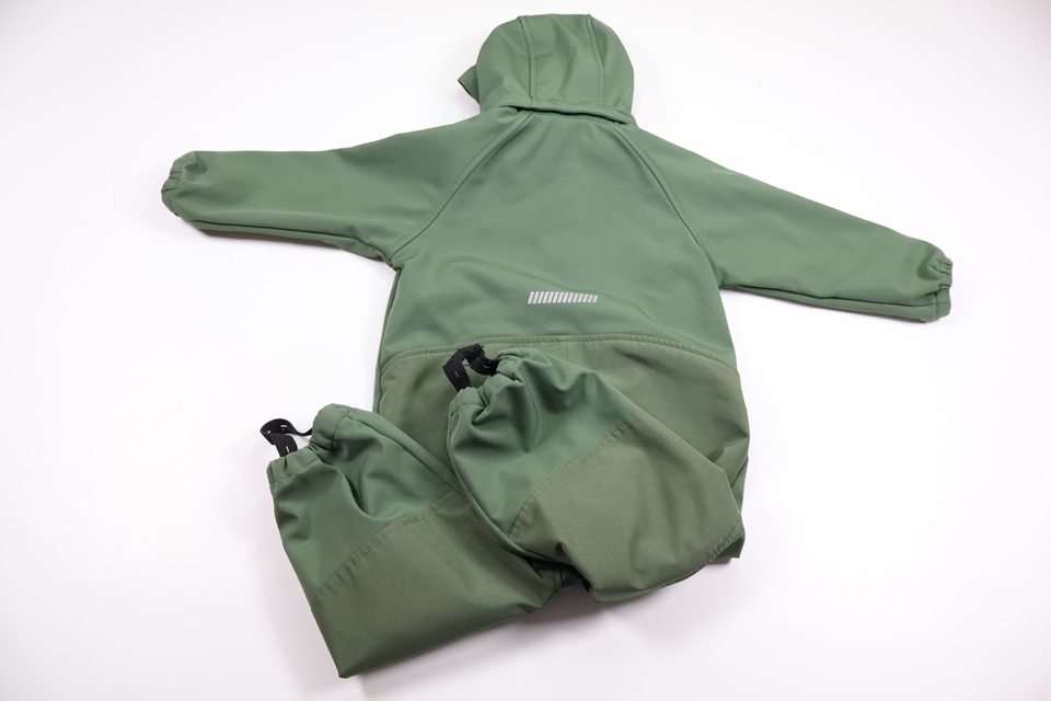 Softshell heldragt fra Name It - Størrelse 86 - Grøn