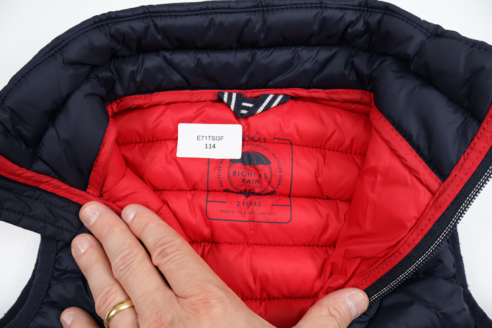 Vatteret vest fra Joules - Størrelse 92 - Marineblå