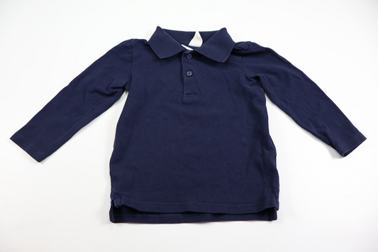 Pikétrøje fra H&M - Størrelse 86 - Marineblå