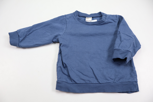Sweatshirt fra H&M - Størrelse 68 - Blå