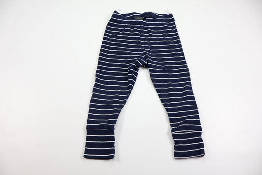 Stribede ribbukser fra H&M - Størrelse 86 - Marineblå