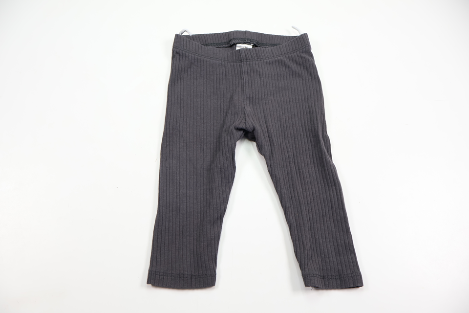 Ribbede bukser fra H&M - Størrelse 68/74 - Grå
