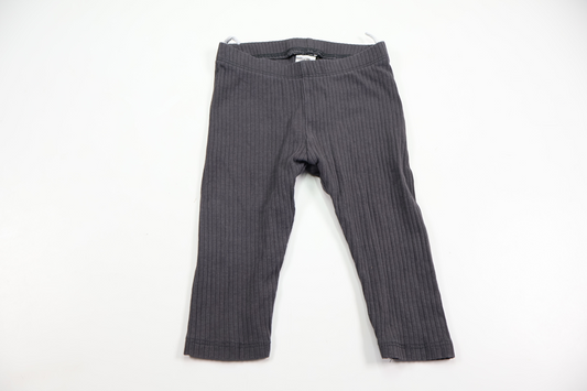 Ribbede bukser fra H&M - Størrelse 68/74 - Grå