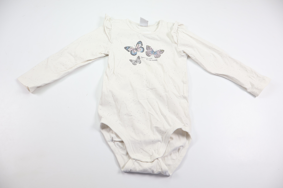 Bodysuit fra Lindex - Størrelse 86 - Hvid