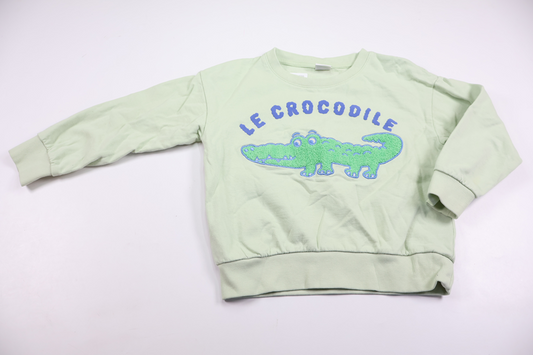 Sweatshirt fra Lindex - Størrelse 110 - Grøn