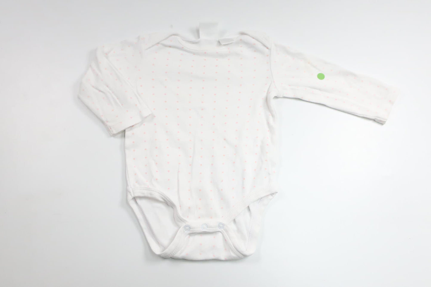 Bodysuit med prikker fra Zara - Størrelse 68 - Hvid