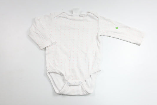 Bodysuit med prikker fra Zara - Størrelse 68 - Hvid