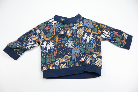 Sweatshirt fra Minimarket - Størrelse 62 - Marineblå
