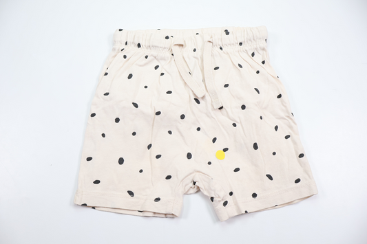 Prikkede shorts fra H&M - Størrelse 86 - Offwhite