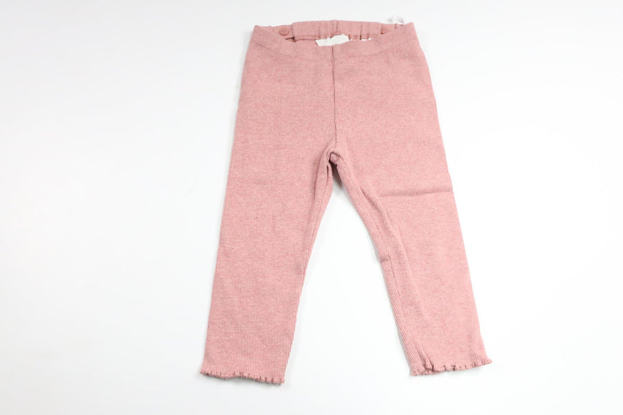 Ribbede bukser fra H&M - Størrelse 80 - Pink