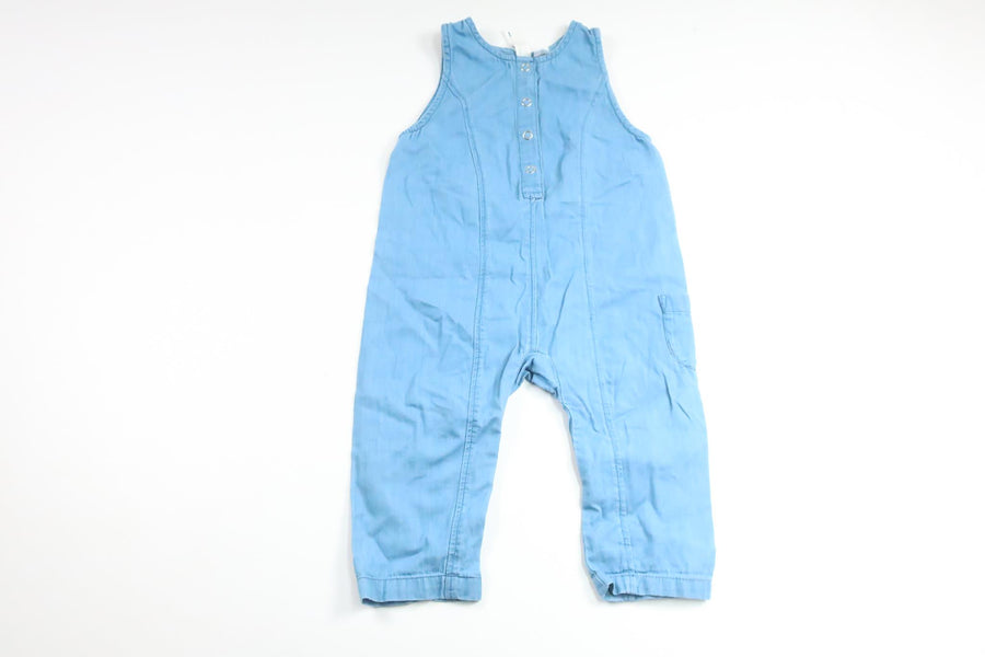 Heldragt fra Rikiki - Størrelse 74 - Denim