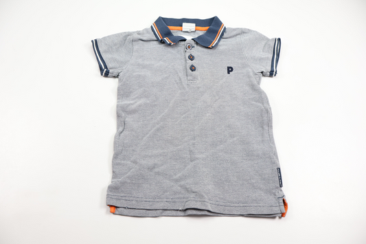 Polo-T-shirt fra Polarn O. Pyret - Størrelse 98 - Marineblå