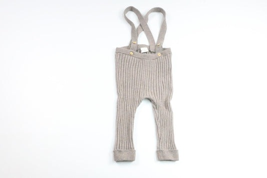 Ribbede overalls fra H&M - Størrelse 74 - Beige