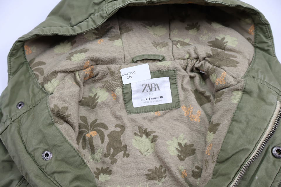 Jakke fra Zara - Størrelse 98 - Grøn