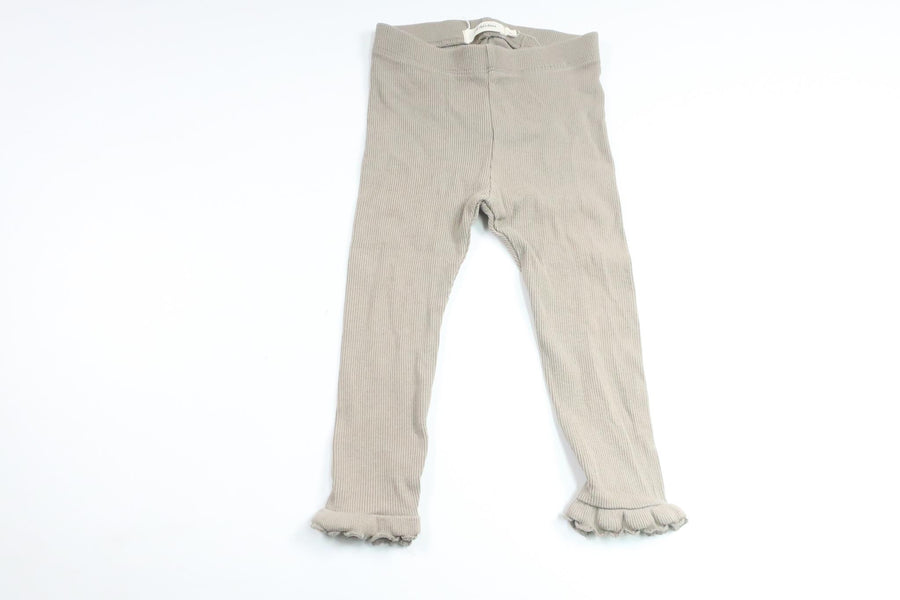 Ribbede bukser fra Lil'Atelier - Størrelse 80 - Grøn